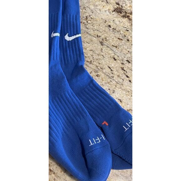 Nike Soccer socks, royal blue, size men’s large - Picture 2 of 3